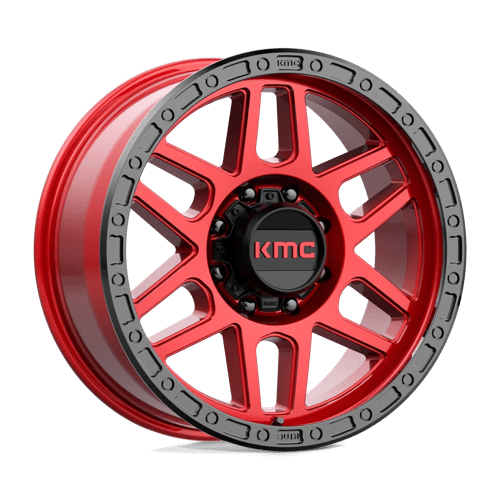 KMC KM544 MESA Candy Red W/ Black Lip 20x9 +0 8X180 124.2