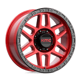 KMC KM544 MESA Candy Red W/ Black Lip 20x9 +0 8X180 124.2