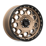 KMC KM545 TREK Matte Bronze W/ Black Lip 17x8 +35 5X114.3 72.56
