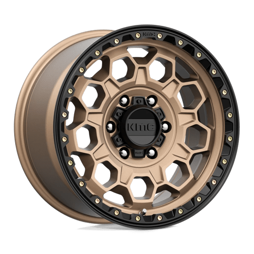 KMC KM545 TREK Matte Bronze W/ Black Lip 17x9 +18 6X139.7 106.1