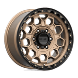 KMC KM545 TREK Matte Bronze W/ Black Lip 17x9 +18 6X139.7 106.1