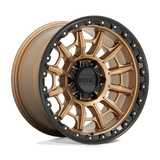 KMC KM547 CARNAGE Matte Bronze W/ Black Lip 17x9 +0 5X127 71.5