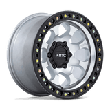 KMC KM550 RIOT SBL Machined W/ Satin Black Lip 17x9 -12 6X135 87.1