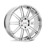 KMC KM707 CHANNEL Chrome 20x9 +30 6X135 87.1