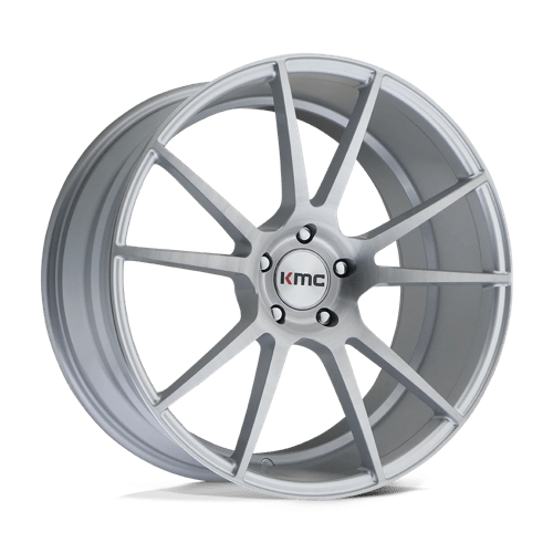 KMC KM709 FLUX Brushed Silver 20x10 +40 5X112 66.56