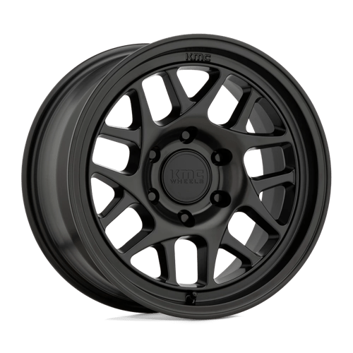 KMC KM717 BULLY OL Satin Black 17x8.5 +18 5X150 110.5