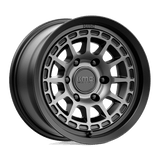 KMC KM719 CANYON Satin Black W/ Gray Tint 17x8.5 +0 6X139.7 106.1