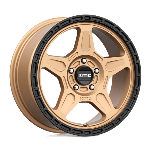 KMC KM721 ALPINE Matte Bronze W/ Black Lip 17x8 +38 5X114.3 72.6