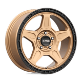 KMC KM721 ALPINE Matte Bronze W/ Black Lip 17x8 +38 5X114.3 72.6
