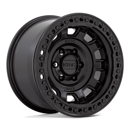 KMC KM236 TANK BEADLOCK Satin Black 17x9 -38 8X170 125.1