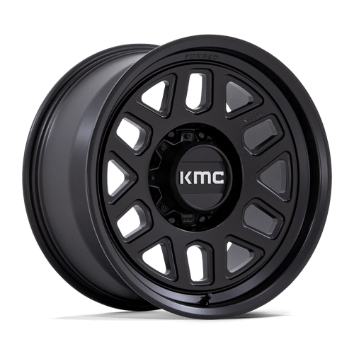KMC KM451 MESA FORGED MONOBLOCK Satin Black 18x9 +18 8X165.1 125.1