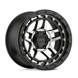 KMC KM540 RECON Satin Black Machined 18x8.5 +0 6X120 66.9
