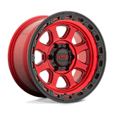 KMC KM548 CHASE Candy Red W/ Black Lip 17x9 -12 5X127 71.5