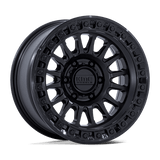 KMC KM552 IMS Matte Black W/ Gloss Black Lip 18x9 +18 8X170 125.1