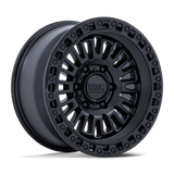 KMC KM554 AZTEC Matte Black W/ Gloss Black Lip 17x8.5 +0 5X127 71.5