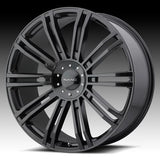 KMC KM677 D2 Gloss Black 20x8.5 +35 5X114.3/5x120 74.1