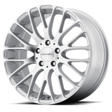 KMC KM693 MAZE Silver W Machined Face 20x8.5 +40 5X120 74.1