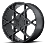 KMC KM695 CROSSHAIR Satin Black 20x8.5 +15 6X120/6X114.3 78.3