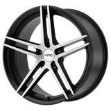 KMC KM703 MONOPHONIC Satin Black Brushed 20x9 +38 5X114.3 72.6