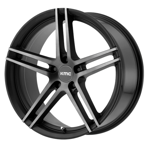 KMC KM703 MONOPHONIC Satin Black W/ Titanium Black Face 20x10 +45 5X114.3 72.6