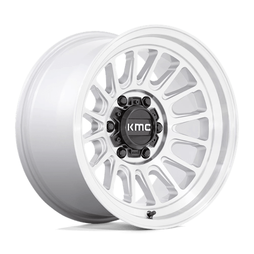 KMC KM724 IMPACT OL Silver Machined 17x9 -12 5X127 71.5