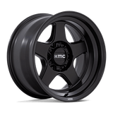 KMC KM728 LOBO Matte Black 17x9 -38 6X139.7 106.1