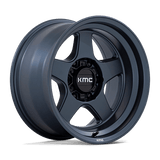 KMC KM728 LOBO Metallic Blue 17x8.5 +18 6X139.7 106.1