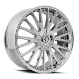 KRAZE DOUBLE DOWN Chrome 20X8.5 +38 5X108, 5X114.3 73