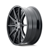 KRAZE COSMOS Black 20X8.5 +38 5X120 74.1
