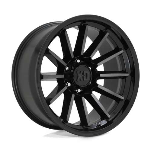 XD XD855 LUXE Gloss Black Machined W/ Gray Tint 20x10 -18 5X127 71.5