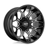 Moto Metal MO808 SNIPER Gloss Black Milled 20x10 -18 8X170 125.1