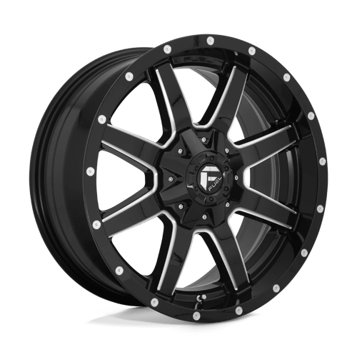 Fuel D610 MAVERICK Gloss Black Milled 20x9 +1 8X180 125.1