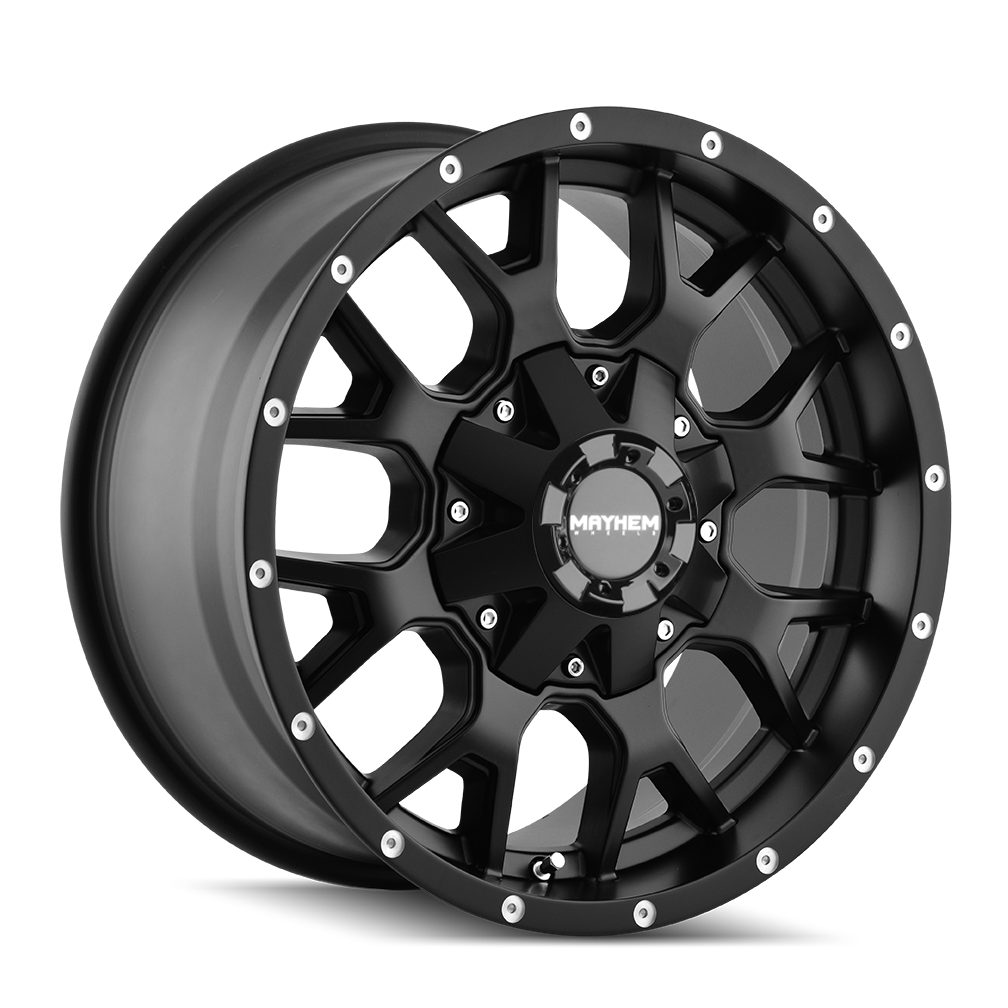 MAYHEM WARRIOR Black 20X10 -25 6X135, 6X139.7 106