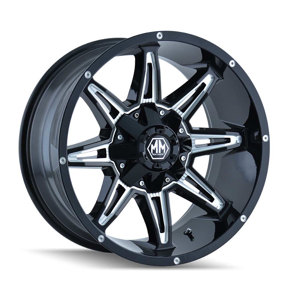 MAYHEM RAMPAGE Machined/Milled 20X9 +0 8X180 124.1