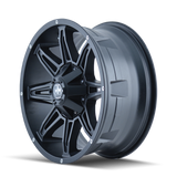 MAYHEM RAMPAGE  Black 18X9 -12 8X165.1 130.8