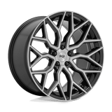 Niche M262 MAZZANTI Gloss Black Brushed Face 22x10 +30 5X130 84.2