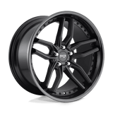 Niche M194 METHOS Gloss Black Matte Black 20x10 +40 5X112 66.56