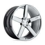 Niche M132 MILAN Chrome Plated 20x8.5 +34 5X112 66.56