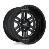 Moto Metal MO800 DEEP SIX Gloss Black Milled 22x12 -44 8X165.1 125.5