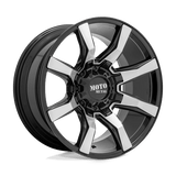 Moto Metal MO804 SPIDER Gloss Black Machined 20x10 -18 5X127/5X139.7 78.1