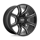 Moto Metal MO804 SPIDER Gloss Black Milled 20x9 +0 8X165.1 125.1