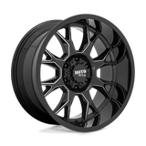 Moto Metal MO806 Gloss Black Milled 22x12 -44 6X139.7 106.1