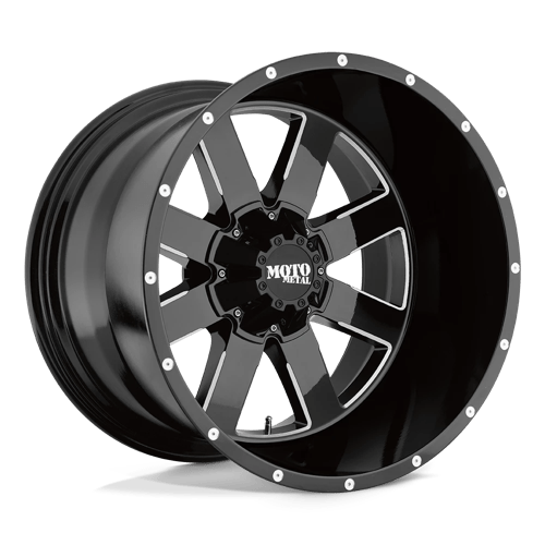 Moto Metal MO962 Gloss Black Milled 18x9 +0 5X127/5X139.7 78.3