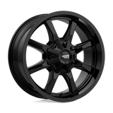 Moto Metal MO970 Full Gloss Black 17x8 +0 8X165.1 125.5
