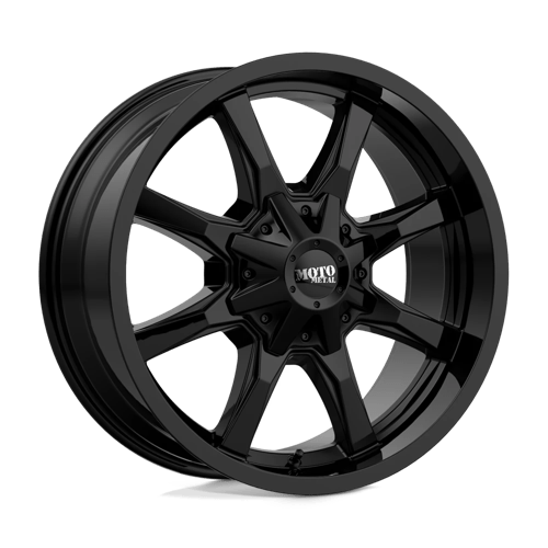 Moto Metal MO970 Full Gloss Black 20x9 +18 8X165.1 125.5