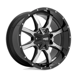 Moto Metal MO970 Gloss Black W/ Machined Face 20x10 -24 6X135/6X139.7 106.1