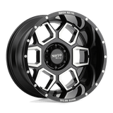 Moto Metal MO981 SPADE Gloss Black Machined 20x12 -44 5X127 72.6