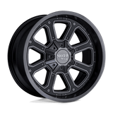 Moto Metal MO984 SHIFT Matte Gray W/ G-Blk Inserts 20x10 -24 6X135/6X139.7 106.25