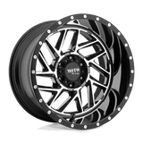 Moto Metal MO985 BREAKOUT Gloss Black Machined 20x12 -44 8X165.1 125.5