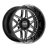 Moto Metal MO992 FOLSOM Gloss Black Milled 22x10 -18 6X135 87.1